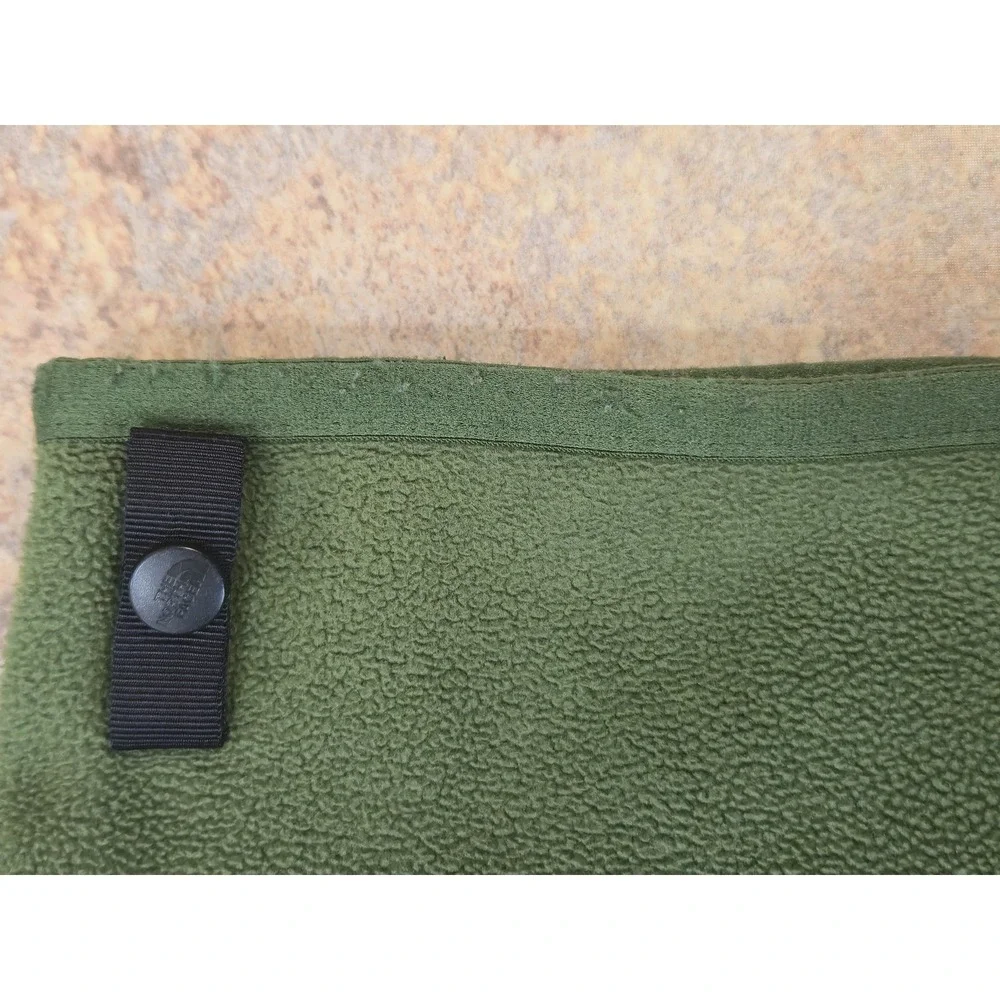The North Face Mens Full Zip Fleece Jacket Olive Green Black A7SP FW14 Large